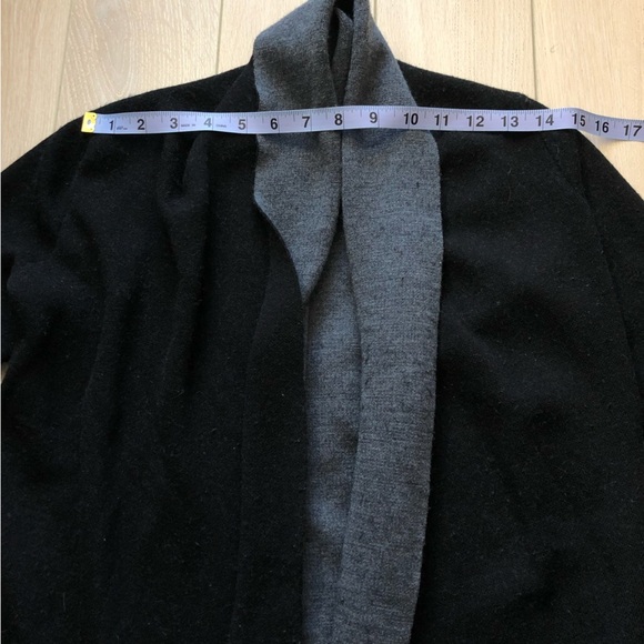 Babaton Merino Wool Black & Grey Cardigan - Picture 2 of 12